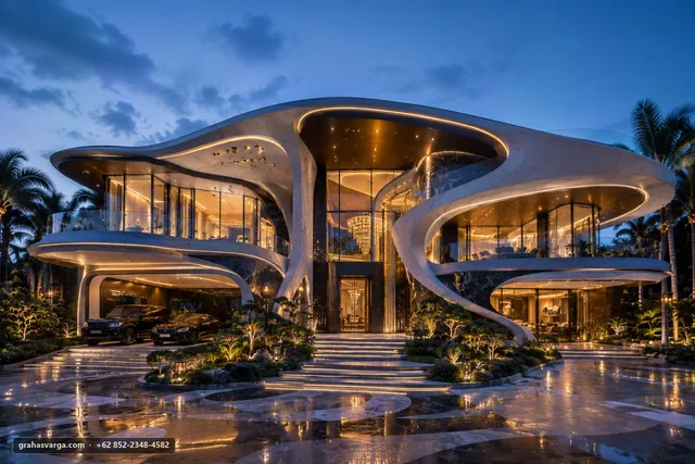 Fasad Modern di Kabupaten Dompu yang Tetap Bernilai — pandangan arsitektur 1