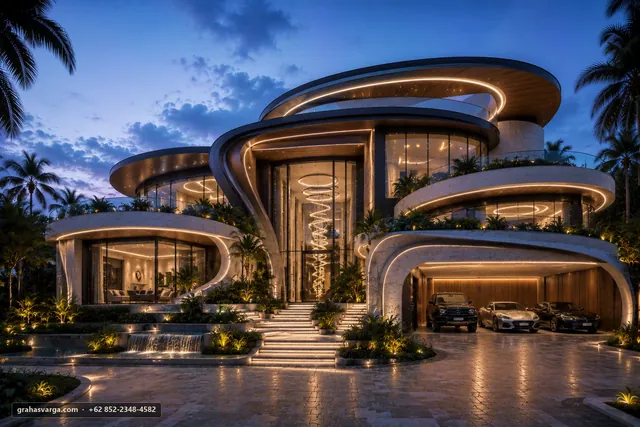 Fasad Modern di Kabupaten Dompu yang Tetap Bernilai — pandangan arsitektur 3